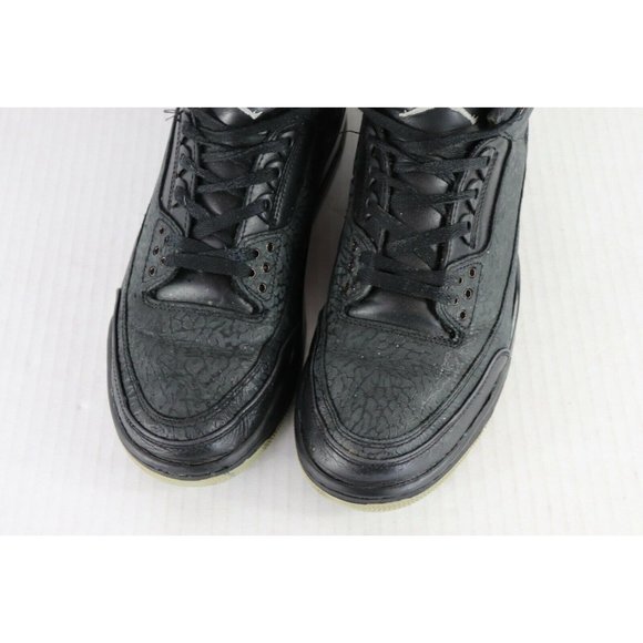 Nike Air Jordan Retro 3 2011 Black Flip Shoes Sneakers 315767-001 main image 8